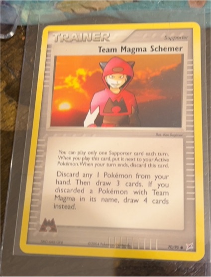 2004 Pokémon Team Magma Schemer #70 — front