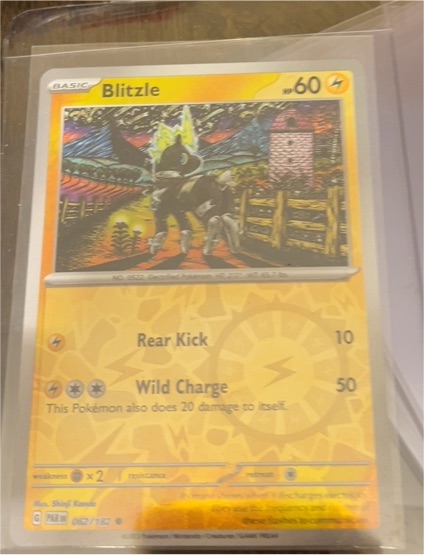 2023 Pokémon SV04: Paradox Rift #062 Blitzle — front