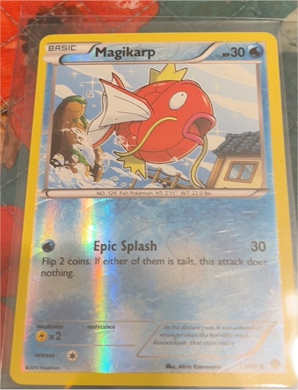2015 Pokémon XY Ancient Origins #19 Magikarp — front