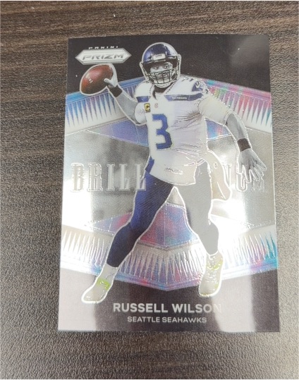 2021 Panini Prizm #B-5 Russell Wilson Brilliance Insert — front