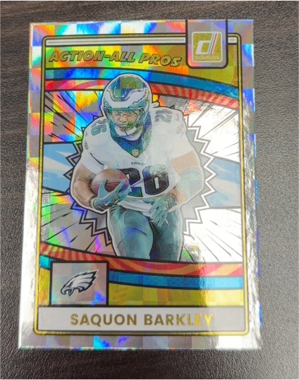 2025 Donruss Action All-Pros #AAP-SBA Saquon Barkley — front