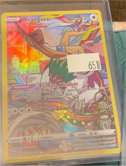 2022 Pokémon Brilliant Stars TG12 Oranguru — front
