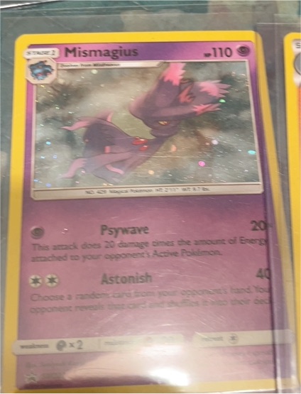 Mismagius SM222 Sun & Moon Black Star Promo — front