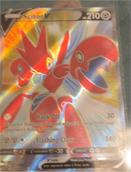 2020 Pokémon Sword & Shield Darkness Ablaze #183 Scizor V — front