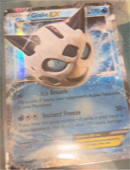 2015 Pokemon XY Breakthrough #34 Glalie EX — front