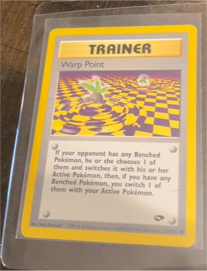 1999 Pokémon Gym Challenge #126 Warp Point — front