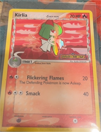 2006 Pokémon EX Dragon Frontiers #33 Kirlia — front