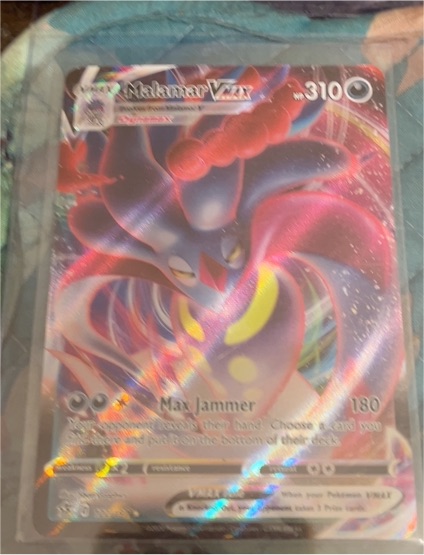 2019 Pokémon TCG Rebel Clash #122 Malamar VMAX — front