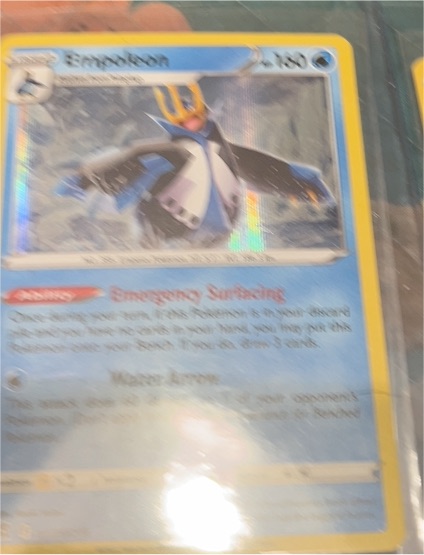2022 Pokémon Sword & Shield: Brilliant Stars #037 Empoleon — front