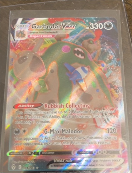 2021 Pokémon Evolving Skies #101 Garbodor VMAX — front