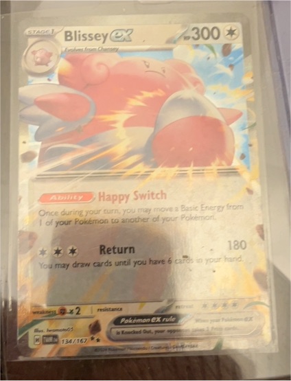 2022 Pokémon TCG Scarlet & Violet Twilight Masquerade #134 Blissey ex — front
