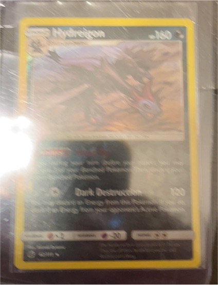2017 Pokémon Crimson Invasion #62 Hydreigon — front