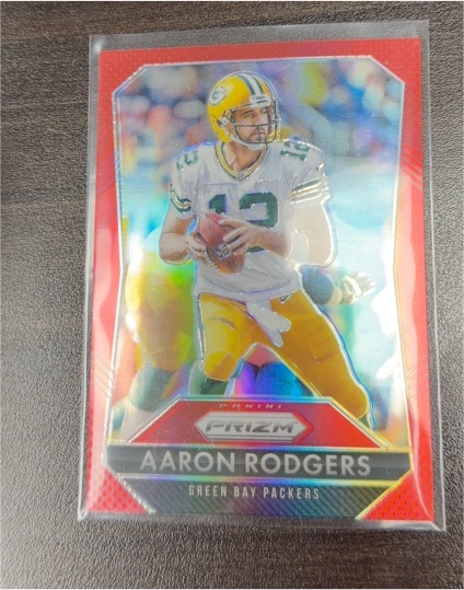 2015 Panini Prizm #112 Aaron Rodgers — front