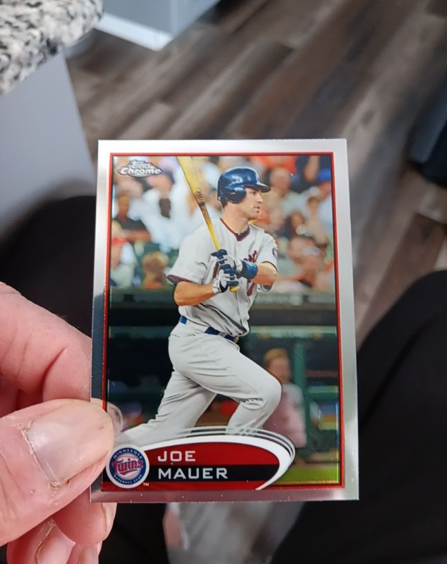 2012 Topps Chrome #50 Joe Mauer — front