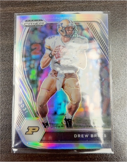 2021 Panini Prizm Draft Picks #16 Drew Brees Silver Prizm — front