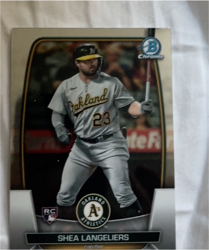 2023 Bowman Chrome #95 Shea Langeliers — front