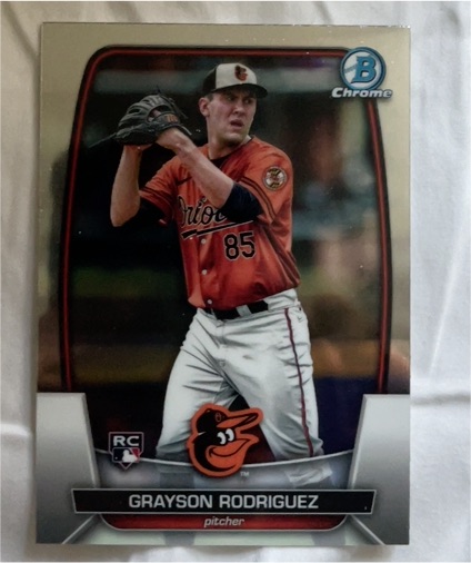 2023 Bowman Chrome #22 Grayson Rodriguez — front