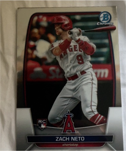 2023 Bowman Chrome #64 Zach Neto — front