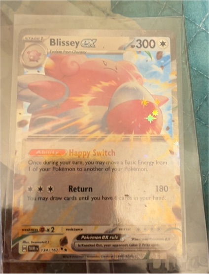 2022 Pokémon SV06: Twilight Masquerade #134 Blissey ex — front