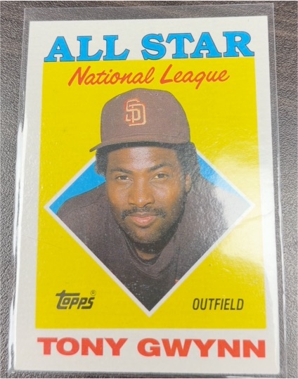 1988 Topps #402 Tony Gwynn All-Star San Diego Padres — front