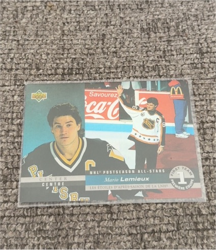 1993-94 Upper Deck McDonald's #McH-01 Mario Lemieux — front