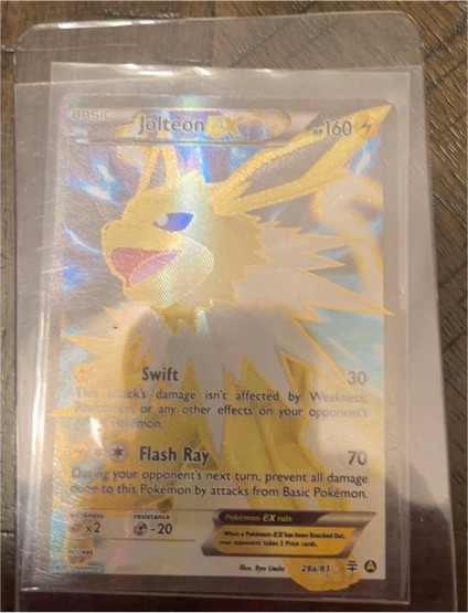 Pokémon TCG XY Generations #28a Jolteon EX — front