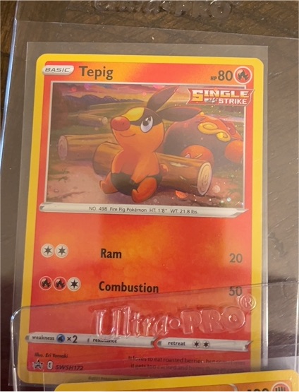 2021 Pokémon TCG SWSH172 Tepig — front