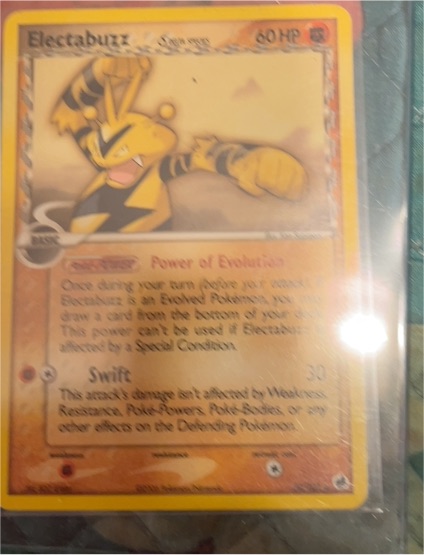 2006 Pokemon EX Dragon Frontiers #29 Electabuzz — front