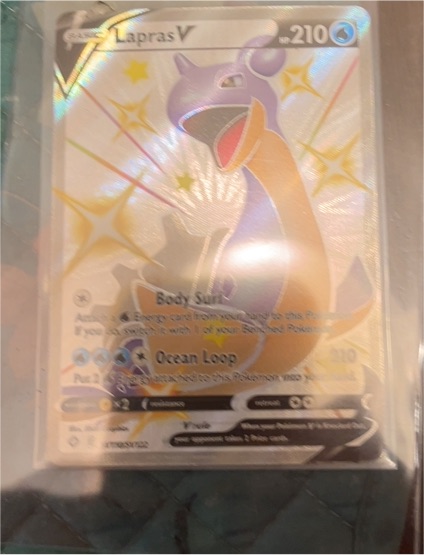 2021 Pokémon TCG Shining Fates #SV110 Lapras V — front
