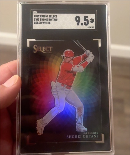 2022 Panini Select #CW5 Shohei Ohtani Color Wheel — front