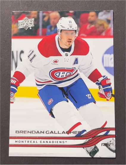 2025-26 Upper Deck #89 Brendan Gallagher — front