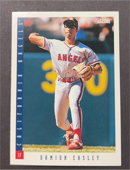 1993 Score #222 Damion Easley — front