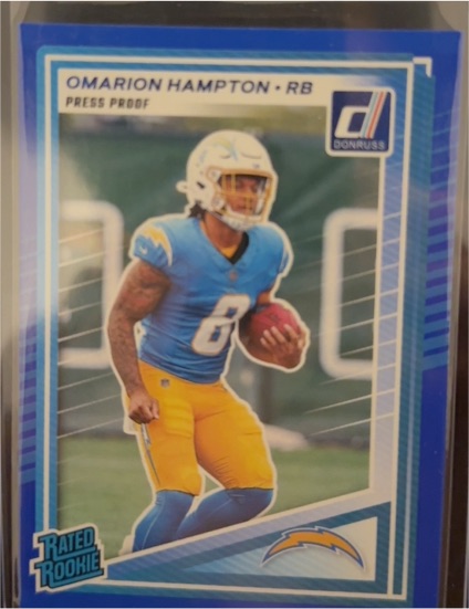 2025 Panini Donruss #303 Omarion Hampton — front