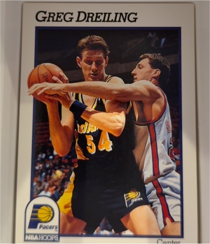1991-92 NBA Hoops #372 Greg Dreiling — front