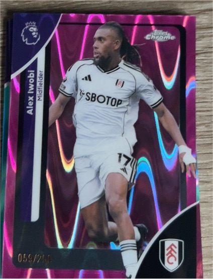 2026 Topps Chrome Premier League #94 Alex Iwobi — front