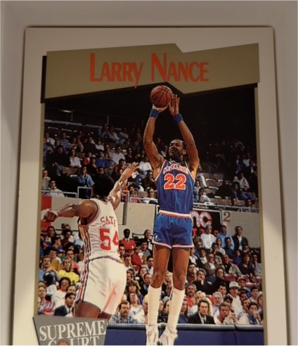 1991-92 NBA Hoops #458 Larry Nance Supreme Court — front