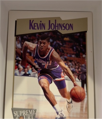 1991-92 Hoops #490 Kevin Johnson Supreme Court — front