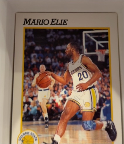 1991-92 Hoops #366 Mario Elie — front