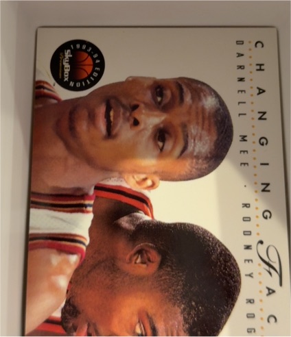 1993-94 Skybox Changing Faces #298 Darnell Mee & Rodney Rogers — front