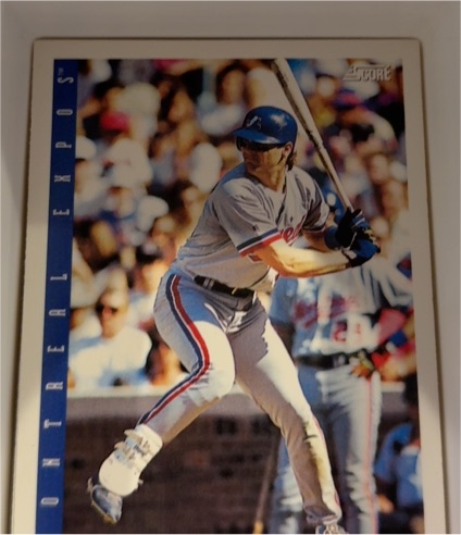 1993 Score #554 Spike Owen — front