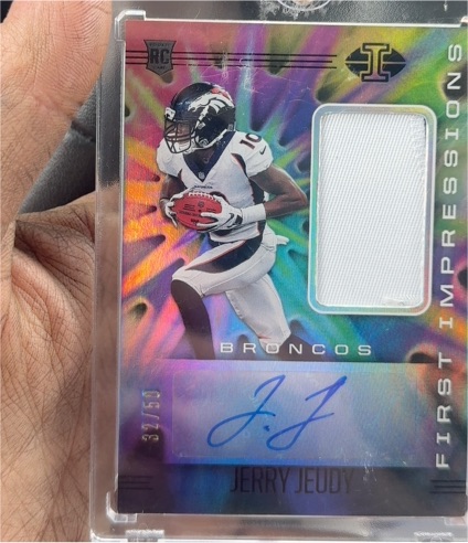 2020 Panini Illusions #113 Jerry Jeudy First Impressions — front