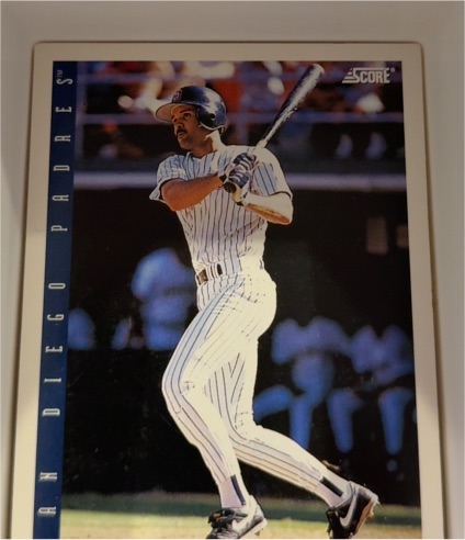 1993 Score #599 Greg W. Harris — front
