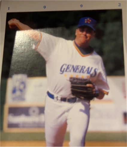 1992 Fayetteville Generals # Unknown Player — front