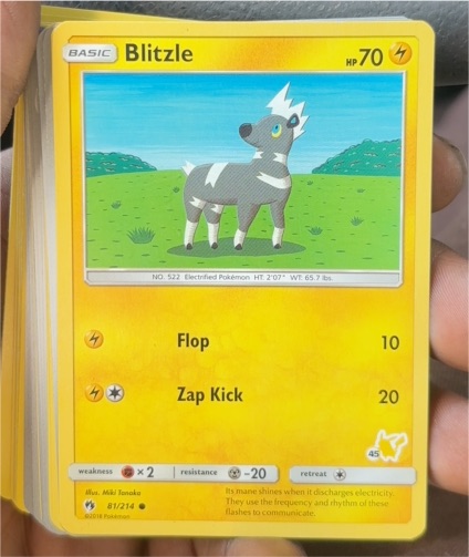2018 Pokémon Lost Thunder #81 Blitzle — front