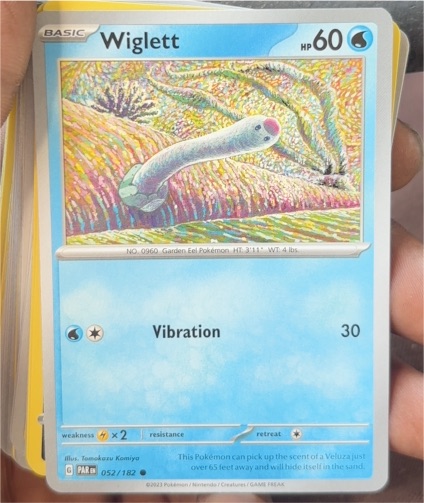 2023 Pokémon Scarlet & Violet Paradox Rift #052 Wiglett — front