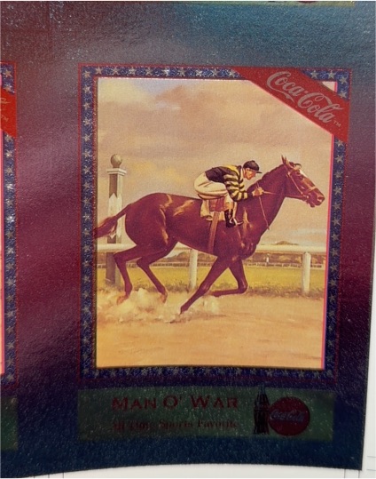 1995 Coca-Cola Series 4 All Time Sports Favorite #SF-4 Man O War — front