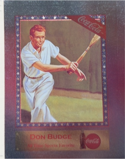 1995 Coca-Cola Collection All-Time Sports Favorites #SF-7 Don Budge — front
