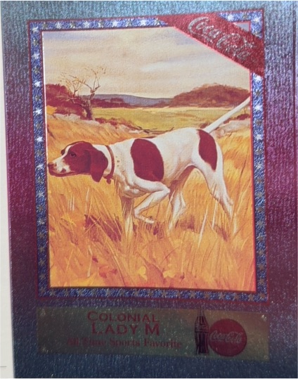 1995 Coca-Cola Series 4 #SF-6 Colonial Lady M — front
