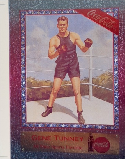 1995 Collect-A-Card Coca-Cola Series 4 #SF-2 Gene Tunney — front