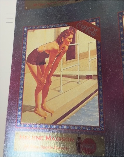 1995 Collect-A-Card Coca-Cola Collection Series 4 #SF-5 Helene Madison — front